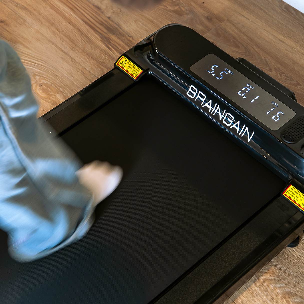 BrainGain FitTrack Foldable Walking Pad