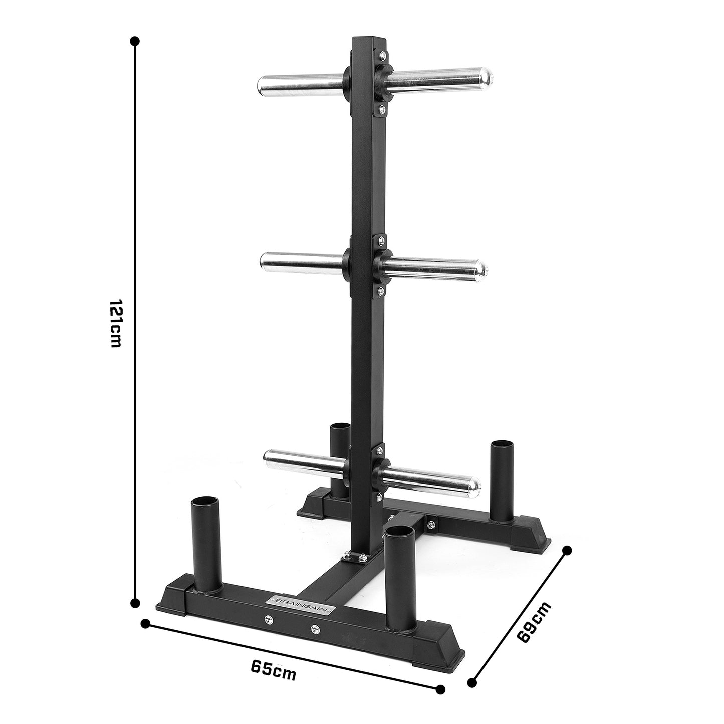 Olympic Weight Storage Tree with Barbell Storage
