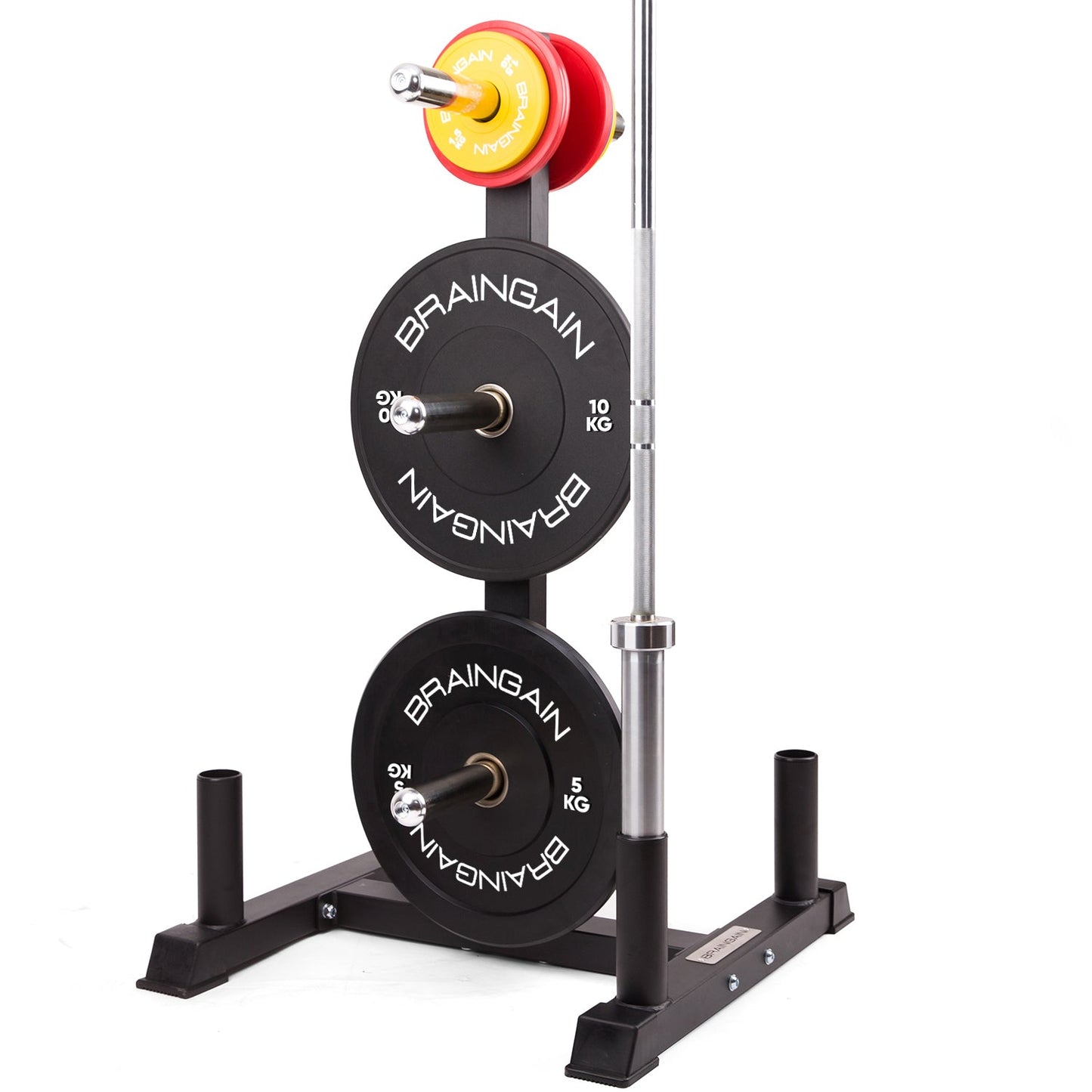 BRAINGAIN Spartan Gym Bundle (100kg Plates, 15kg Olympic Bar)