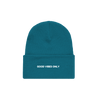 Teal BRAINGAIN GOOD VIBES ONLY BEANIE (2nd)