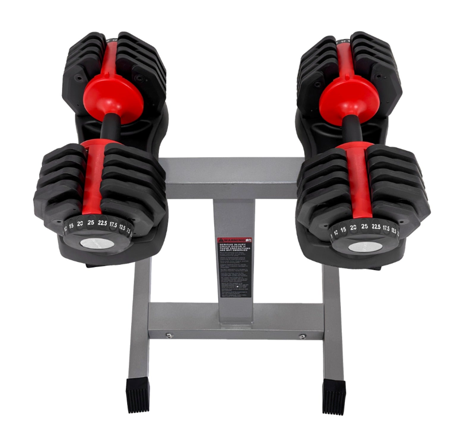 Adjustable dumbbells outlet stand fits Bowflex