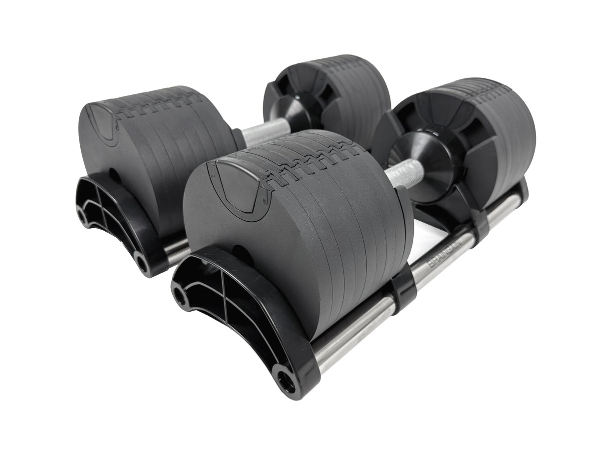 32kg Adjustable Dumbbells (Pair) - 4kg Increment