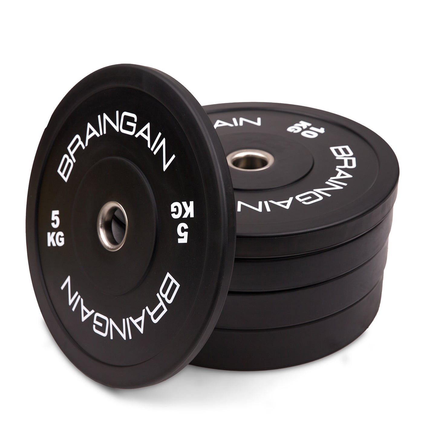 BRAINGAIN Olympian Gym Bundle (150kg Plates, 20kg Olympic Bar)