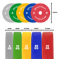 Coloured HD Bumper Weight Rubber Plates - 5kg to 25kg